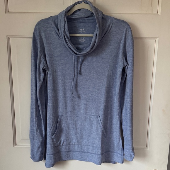 aerie Sweaters - Aerie Heather Blue Cowl Neck Just Add Leggings Pullover